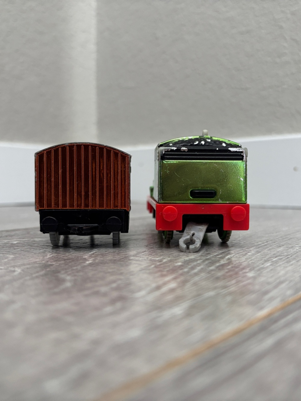 Metallic Motorized Trackmaster Percy and Tender - Thomas & Friends WORKS! - Picture 4 of 12